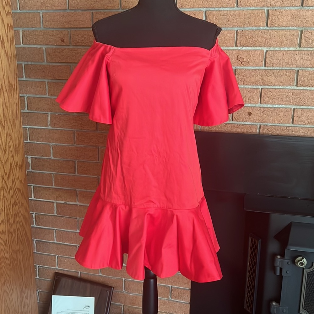 Alexis❣️ Red Aliana Off Shoulder Dress - Picture 5 of 9